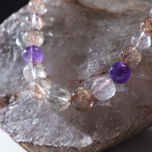 【Mix Bracelet】 Crystal Bracelet Leave Notes for Mix Kind