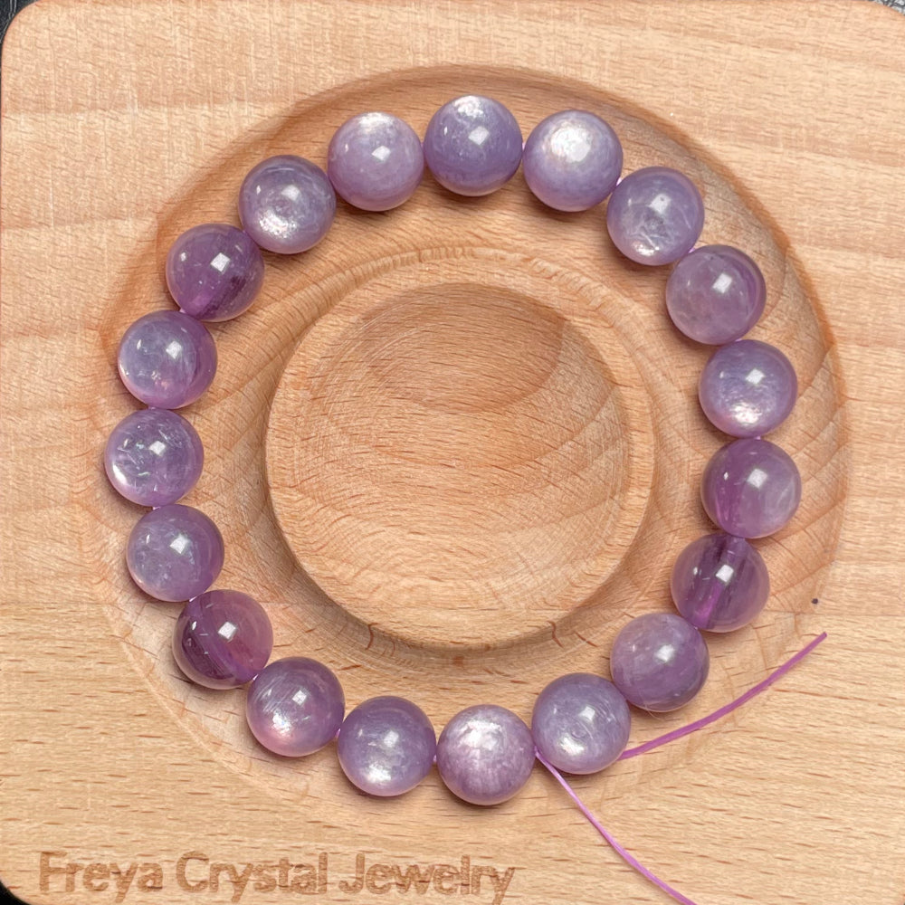 Lepidolite High Grade beads Bracelet