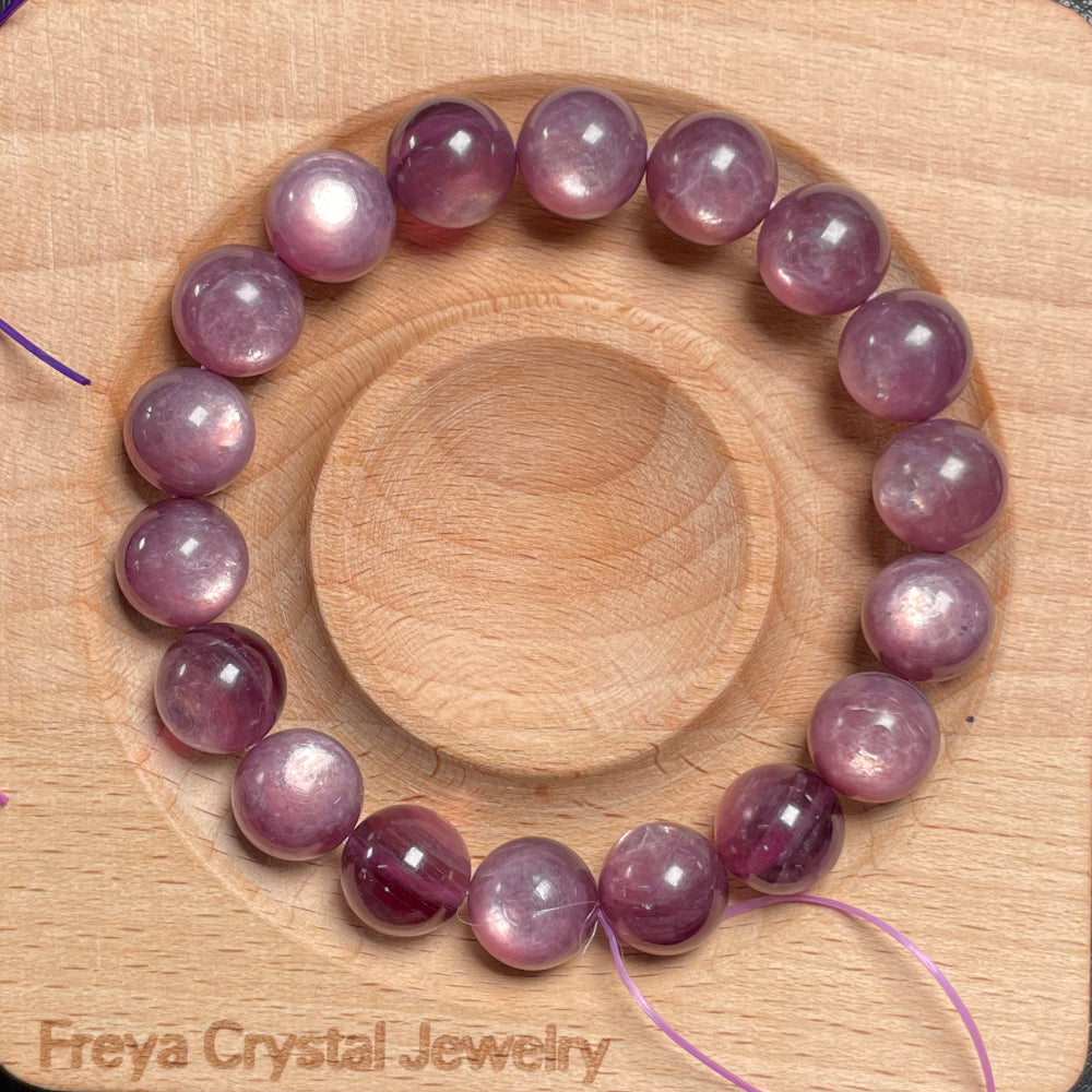 Lepidolite High Grade beads Bracelet