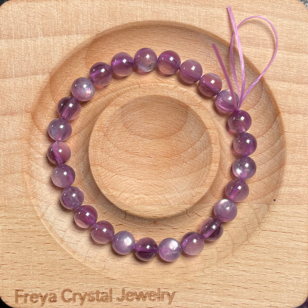 Lepidolite High Grade beads Bracelet