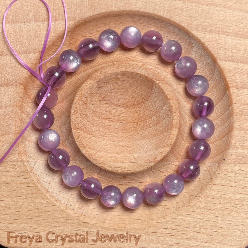 Lepidolite High Grade beads Bracelet