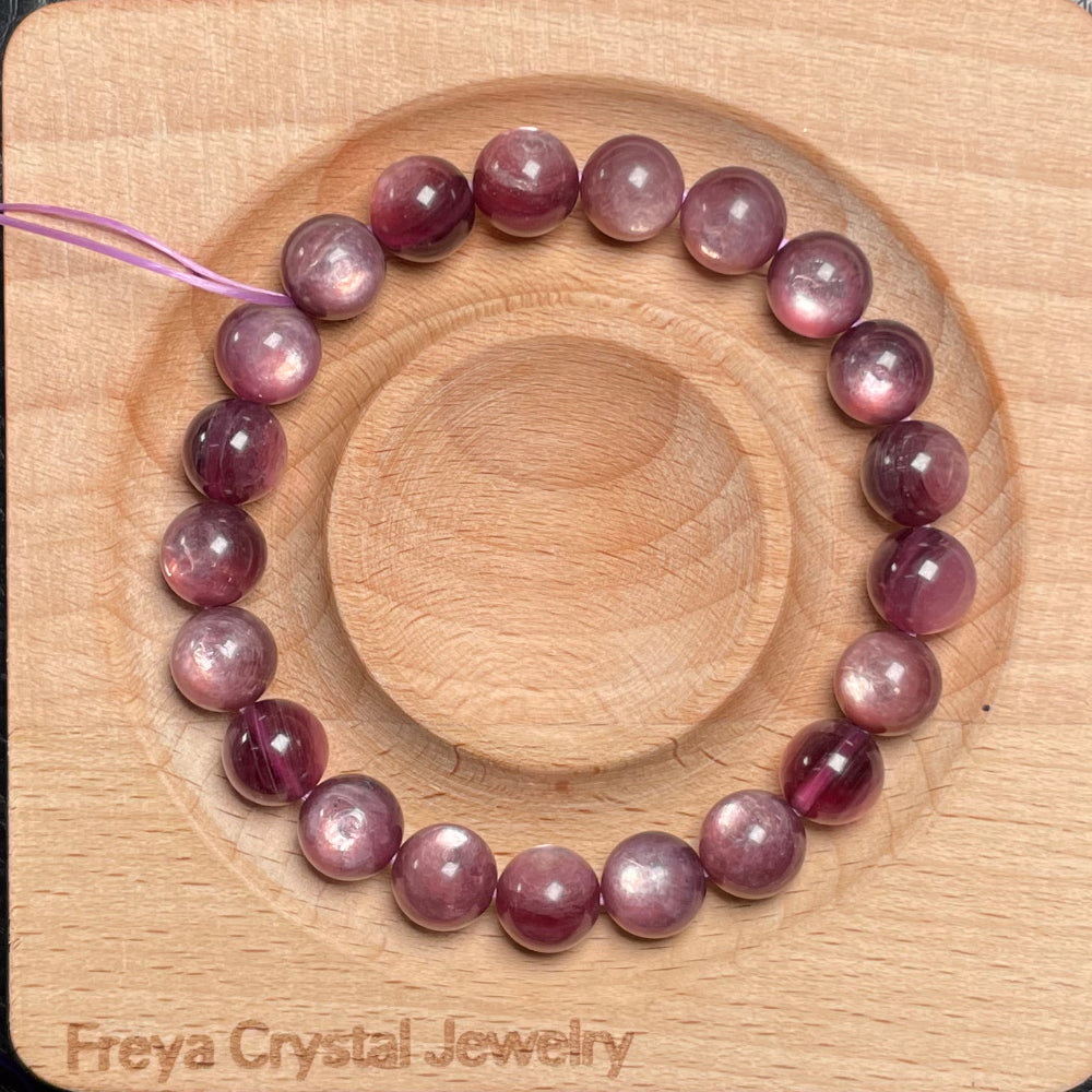 Lepidolite High Grade beads Bracelet